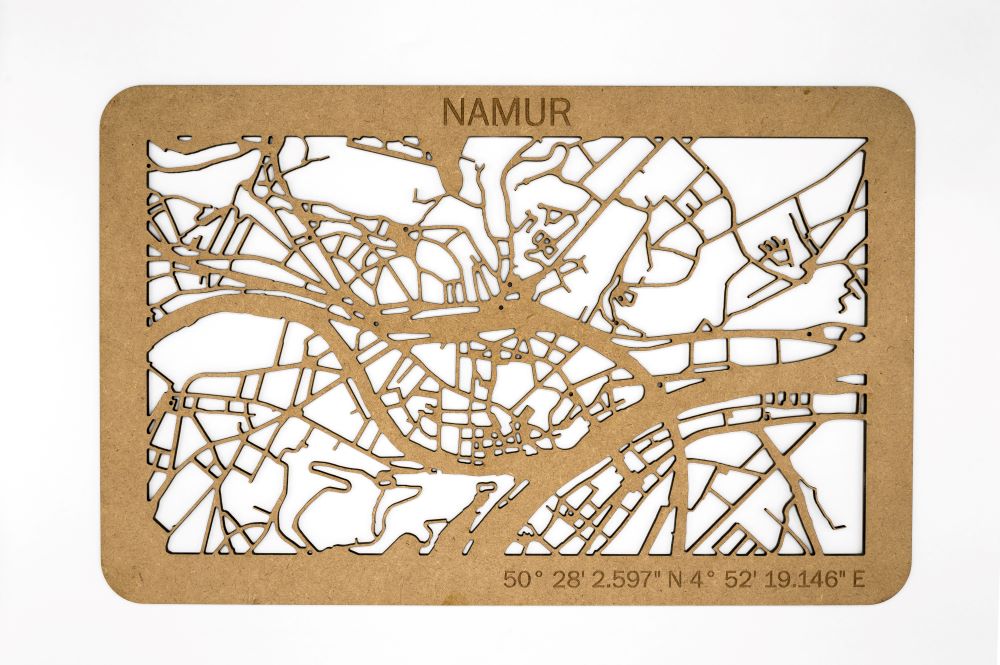 Carte de Namur (modèle d'expo)