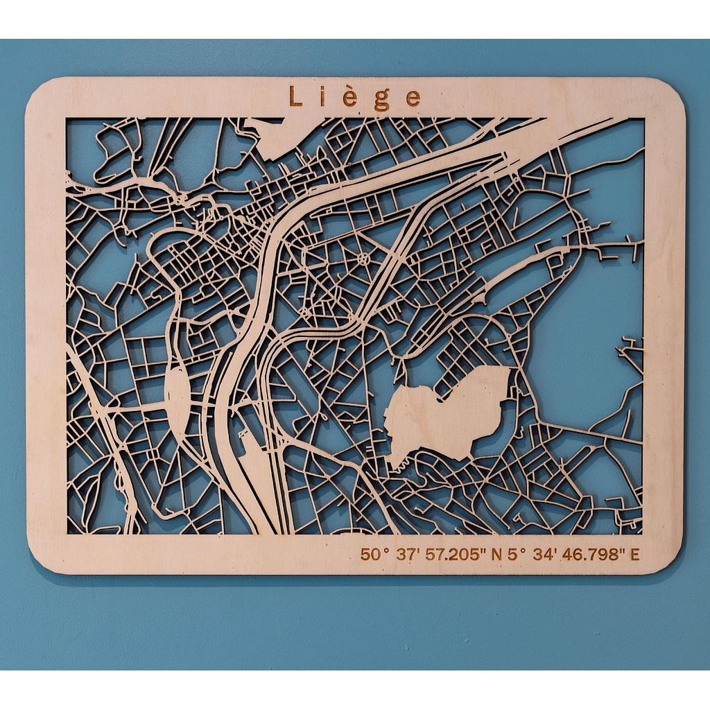 Carte de Liège
